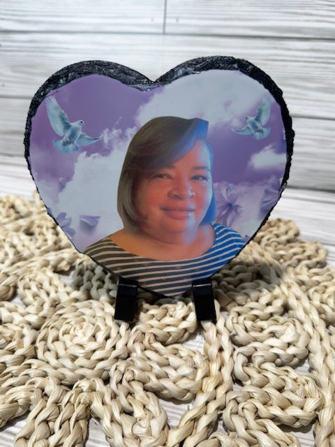 Custom Heart Slate