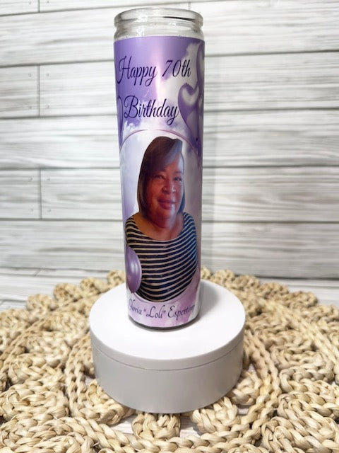 Custom Cylinder Candle